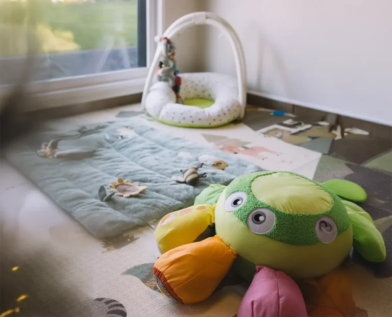 espace calme et rassurant pour les enfants à la crèche Les P’tites Hermines