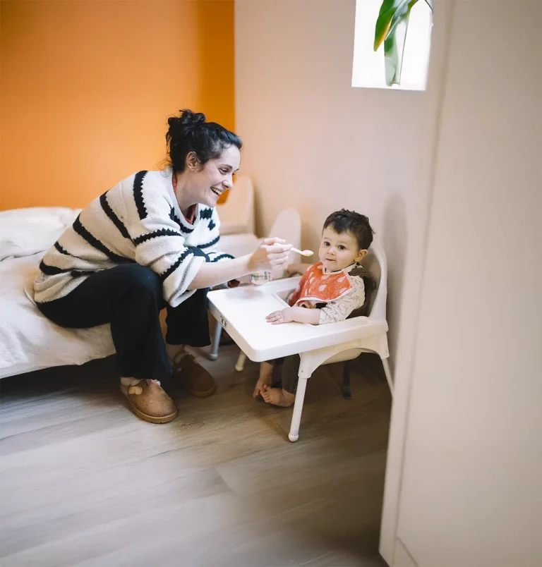 Temps du repas accompagné creche de merlevenez